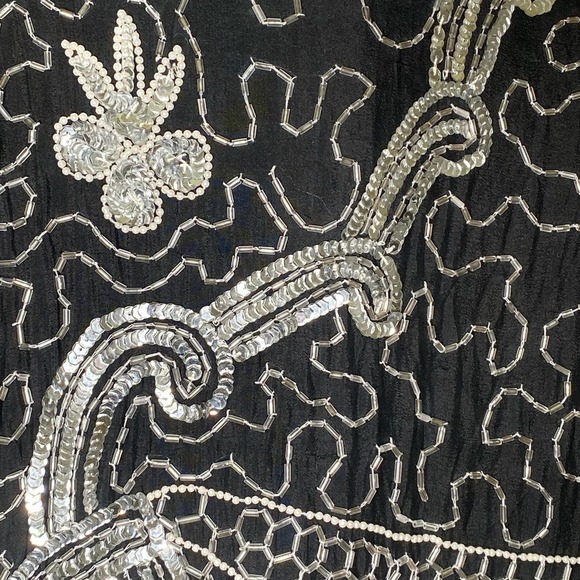 Vintage Shakti Shark Bite Beaded Top, M0578 - Picture 4 of 8